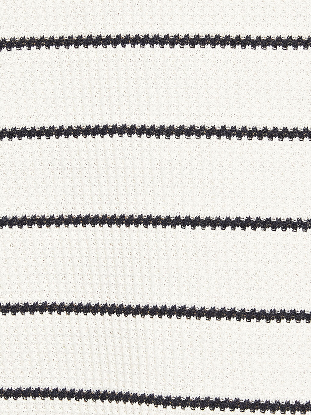 Әйелдерге арналған ұзын жең жолақты дөңгелек жағалы футболка-4