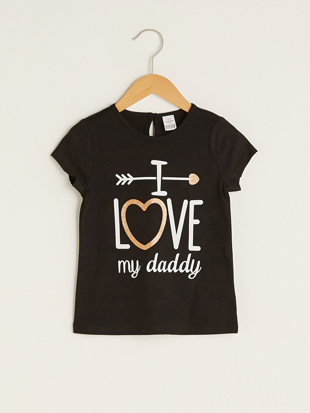 LCW ECO Crew Neck Short Sleeve Printed Cotton Baby Girl T-Shirt -S1DA36Z1-CVL