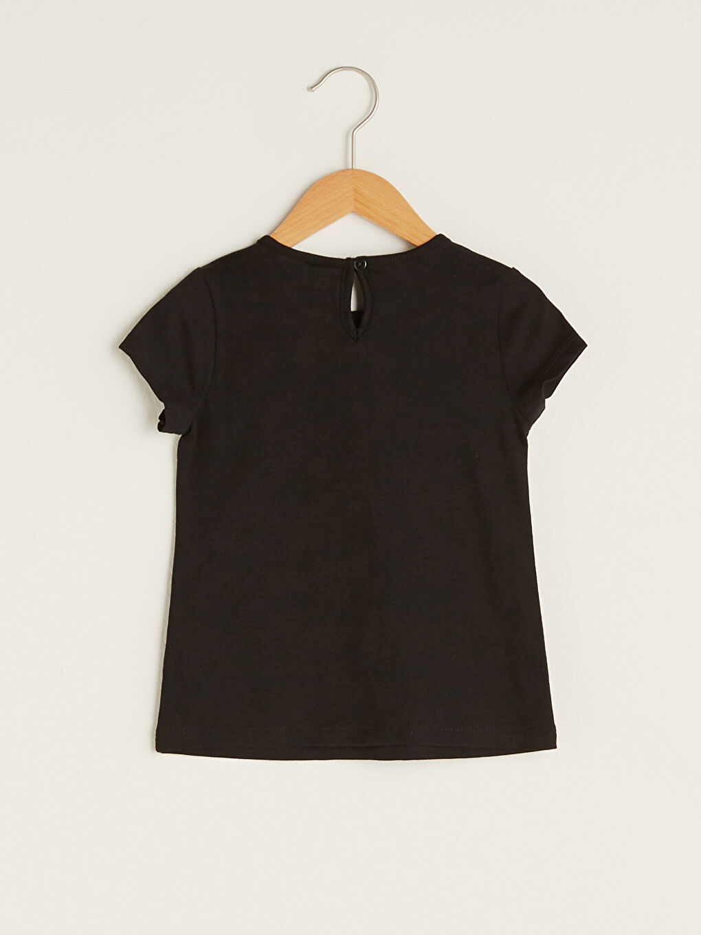 LCW ECO Crew Neck Short Sleeve Printed Cotton Baby Girl T-Shirt -S1DA36Z1-CVL