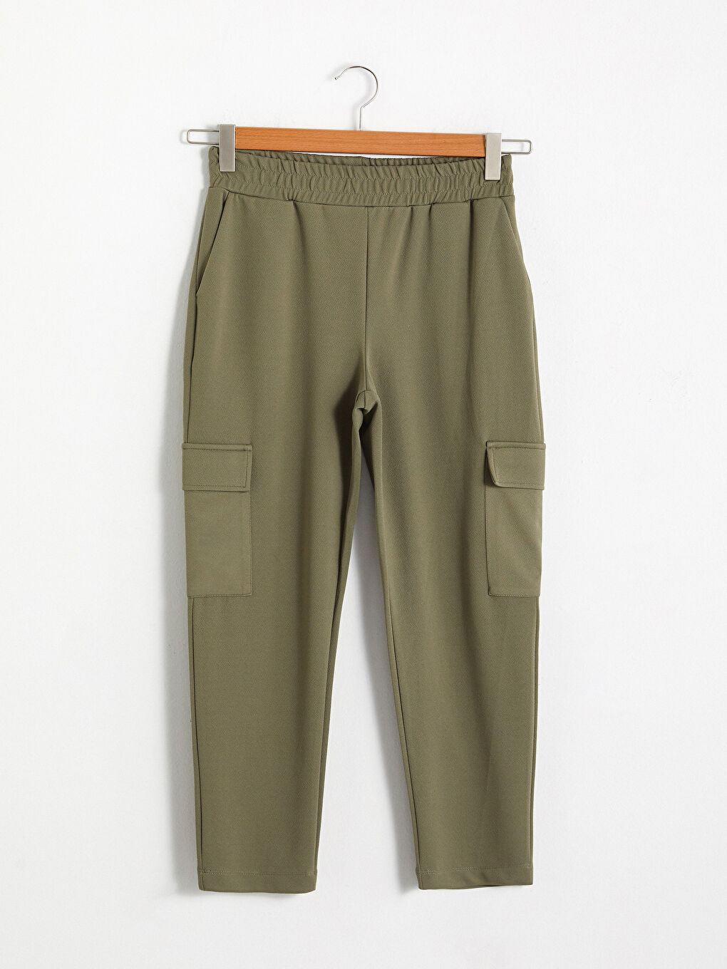 Elastic Waist Jogger Trousers-4