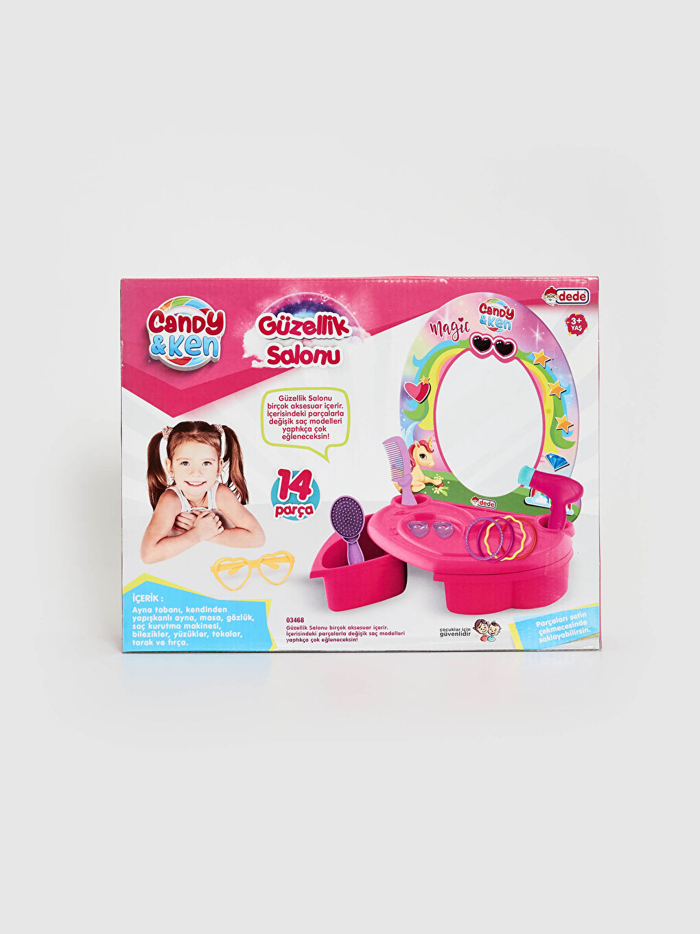 Girl's Hairdresser Toy Set