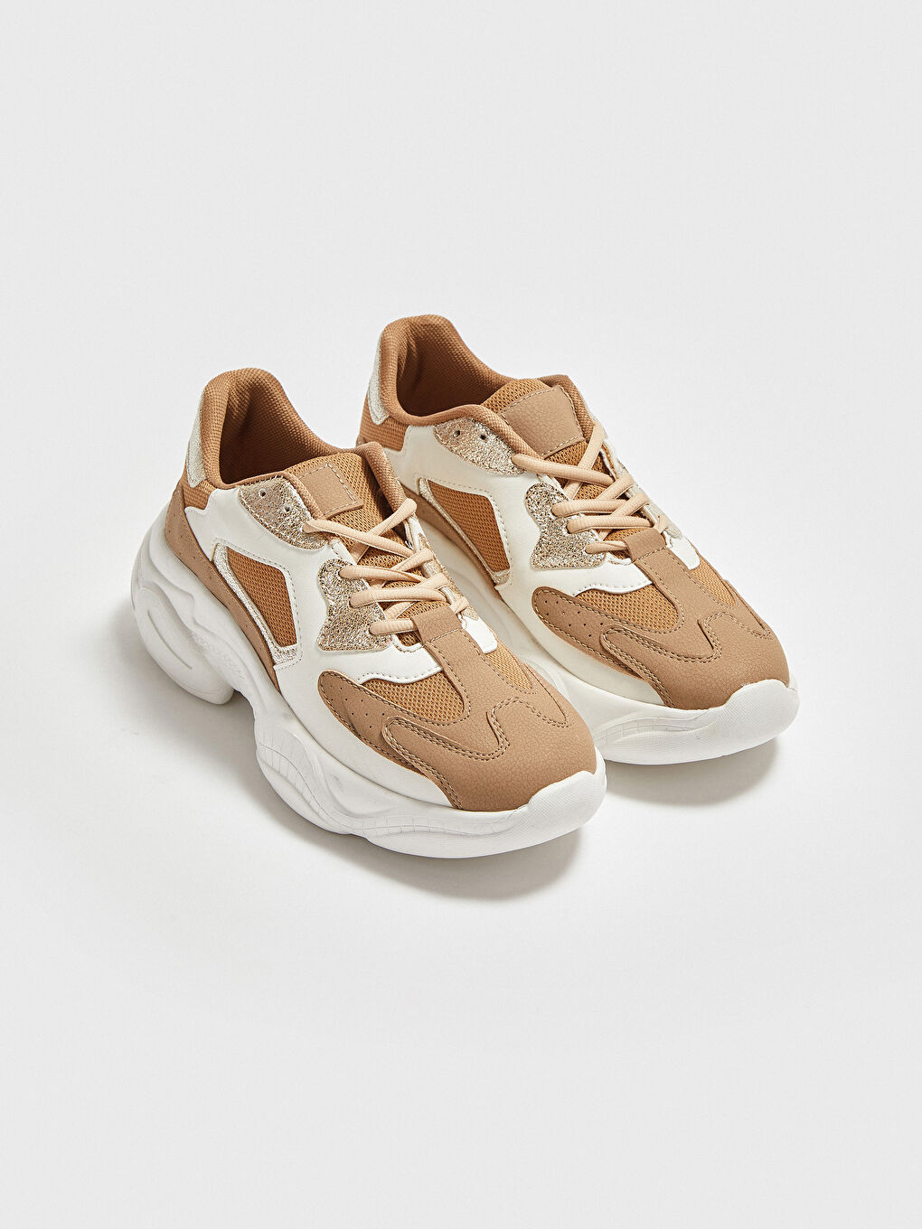 Karışık Kadın Kalın Taban Spor Ayakkabı