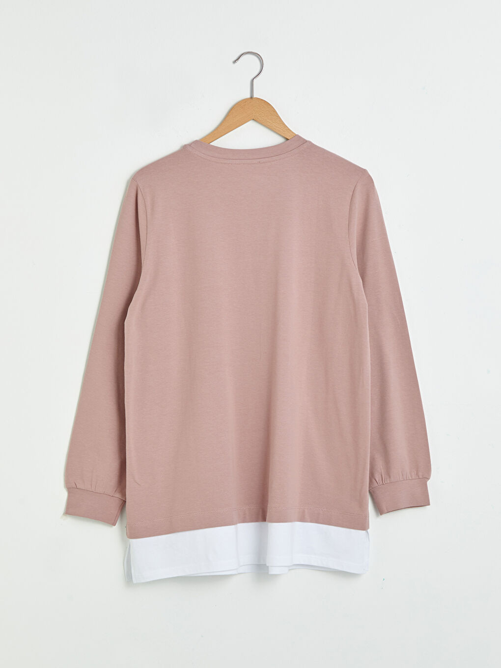Crew Neck Regular Long Sleeve Maternity Tunic-5