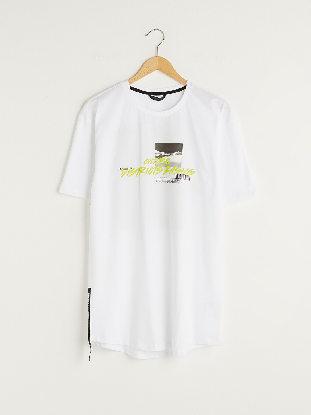 Crew Neck Short Sleeve Printed Combed Cotton Men's T-shirt-6