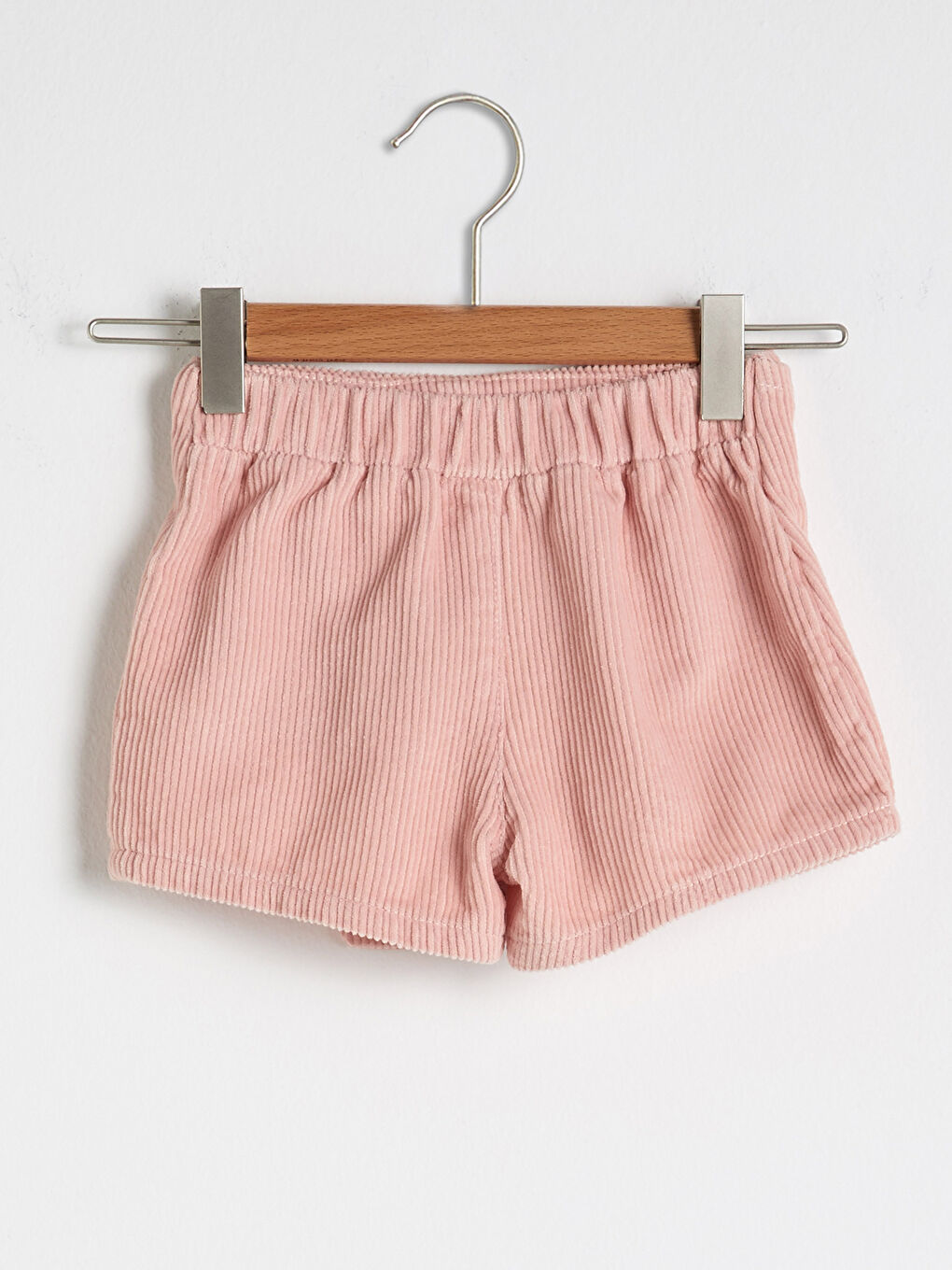 Pembe Basic Kız Bebek Şort Etek ve Külotlu Çorap 2'li-2