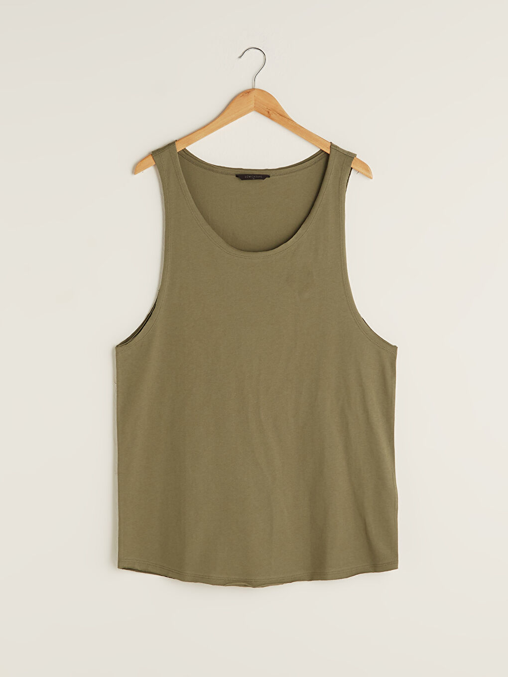 Crew Neck Basic Men's Sleeveless T-Shirt-4