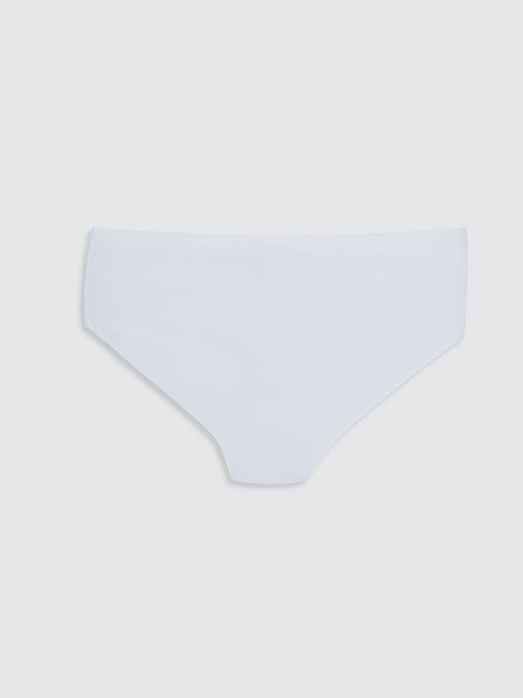 Beyaz Düz Pamuklu Külot-1