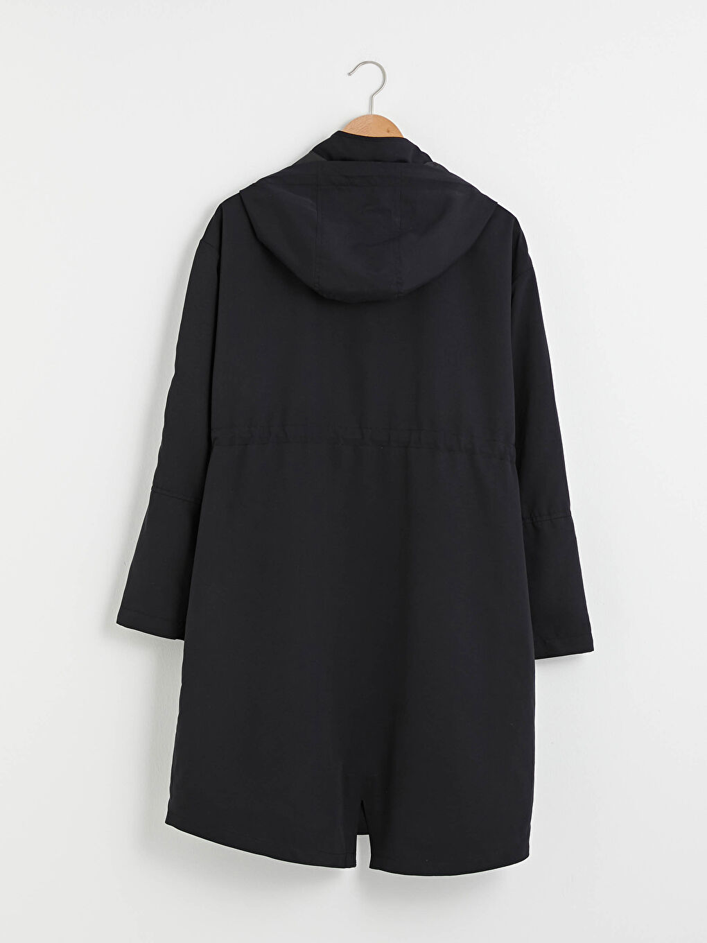 Hooded Patterned Long Sleeve Women's Raincoat-6