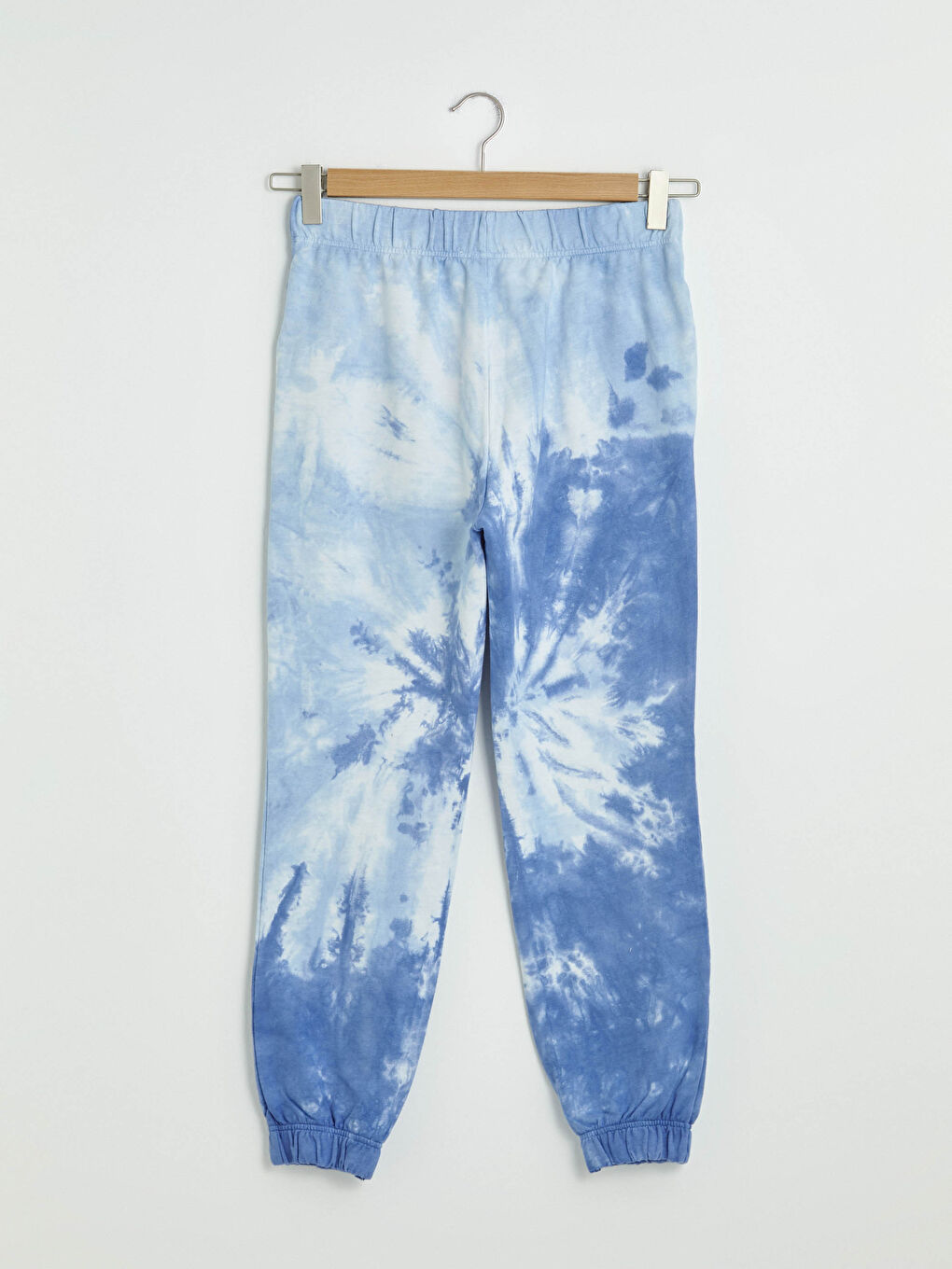 Mavi Beli Lastikli Kadın Jogger Eşofman Altı-6