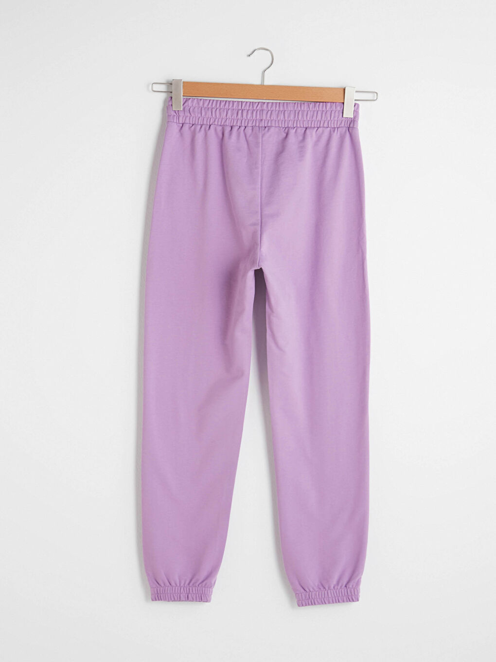 Mor Beli Lastikli Kadın Eşofman Alt-7