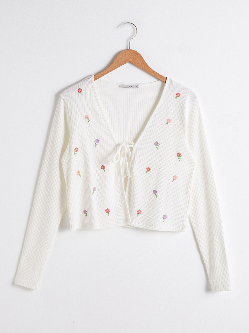Floral Embroidered Cardigan-5