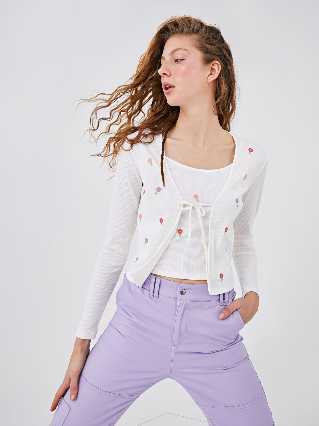 Floral Embroidered Cardigan-4