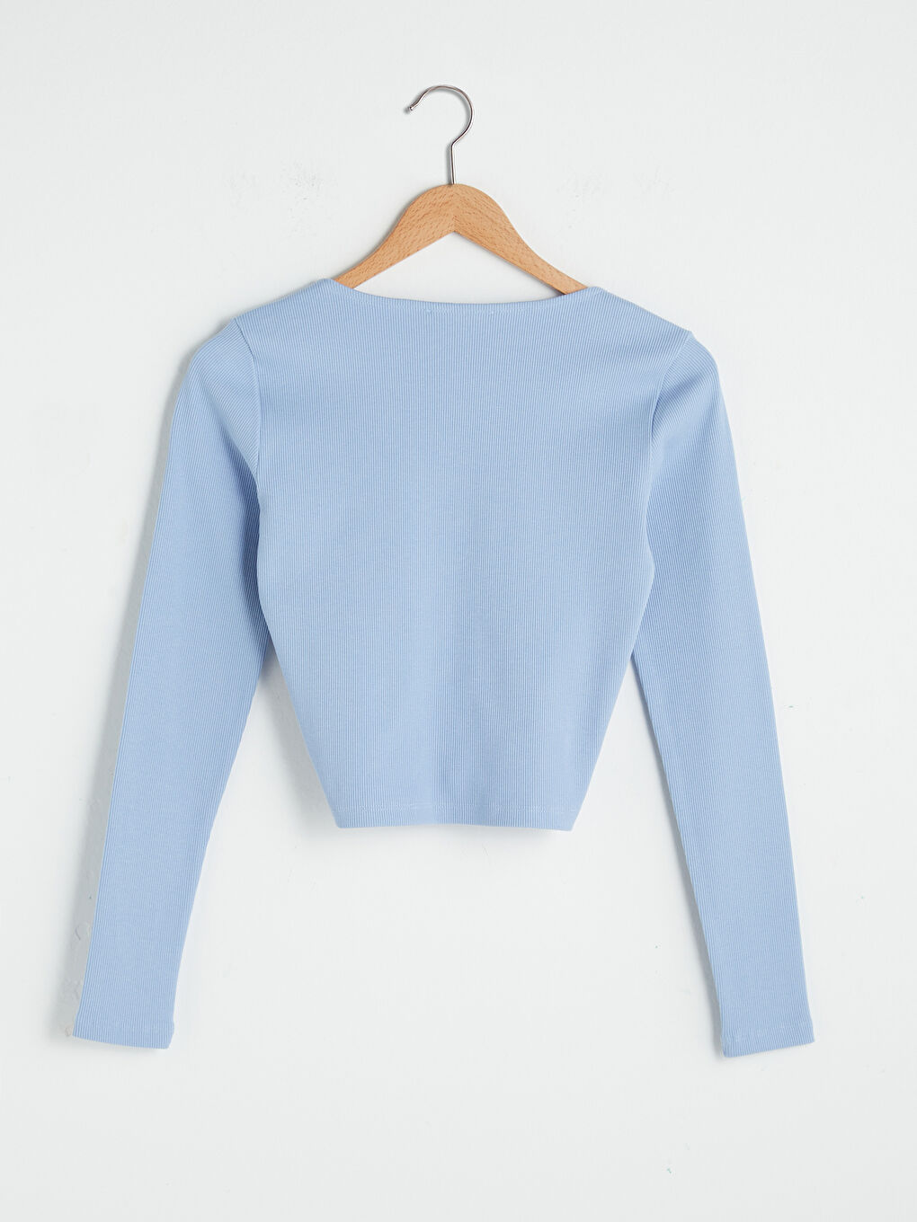 XSIDE V-Ausschnitt Gerade Langarm Camisole Für Damen Crop -S1DH78Z8-GDB