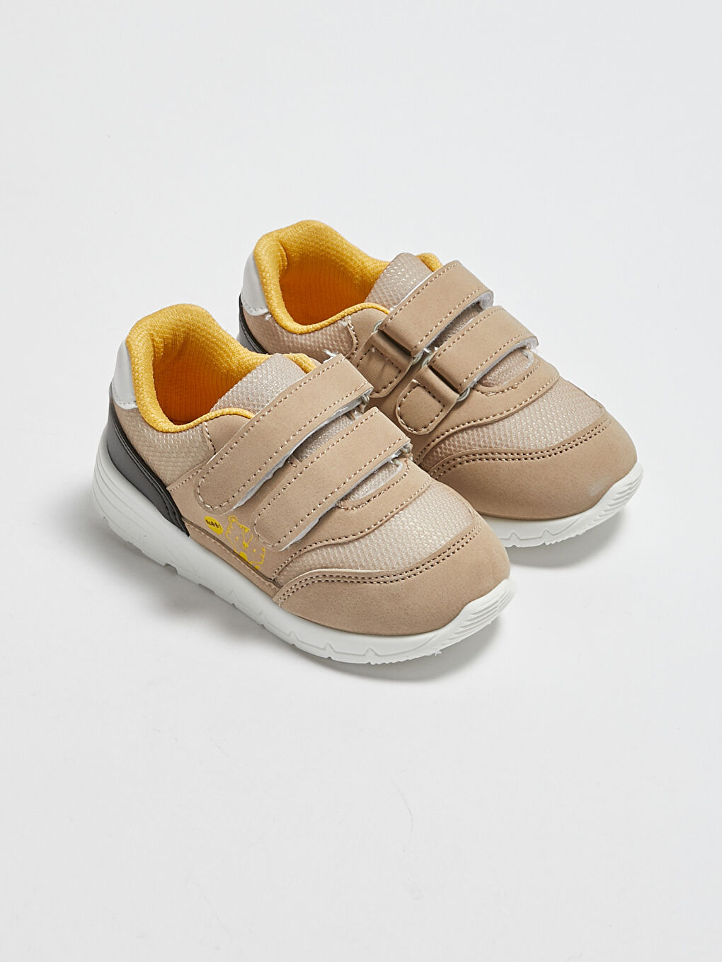 Bej Cırt Cırtlı Erkek Bebek Günlük Spor Ayakkabı