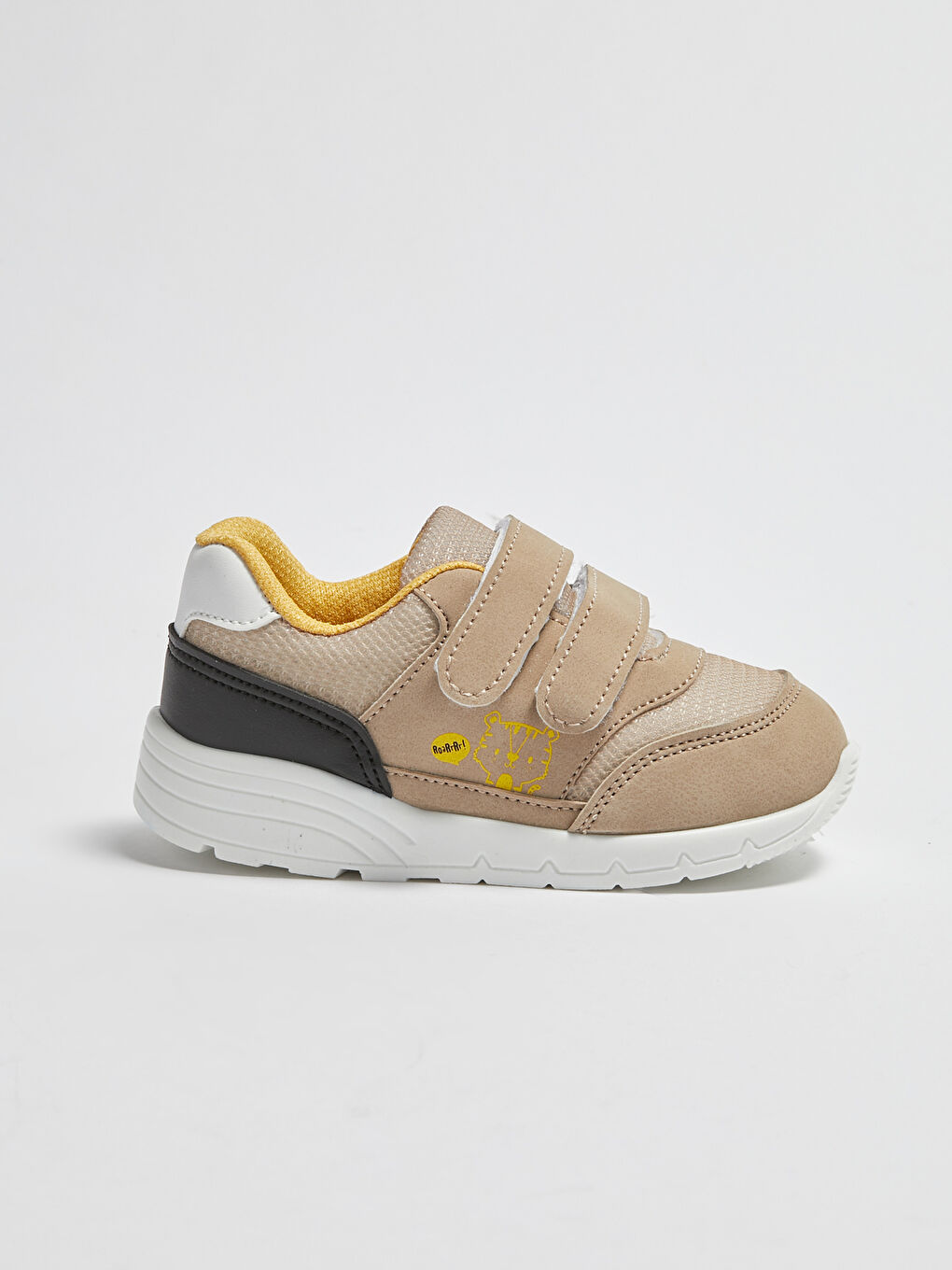 Bej Cırt Cırtlı Erkek Bebek Günlük Spor Ayakkabı-1