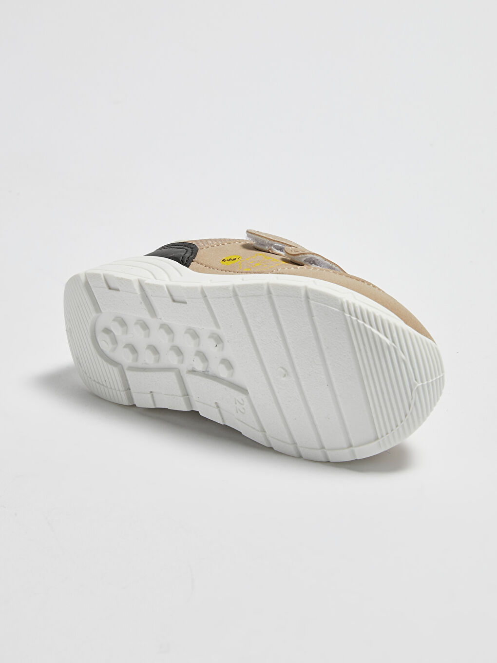 Bej Cırt Cırtlı Erkek Bebek Günlük Spor Ayakkabı-2