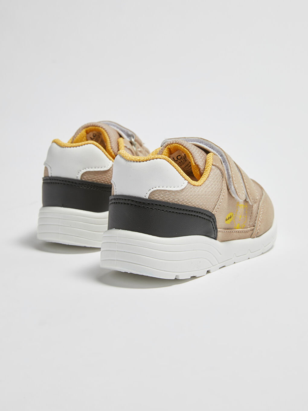 Bej Cırt Cırtlı Erkek Bebek Günlük Spor Ayakkabı-3