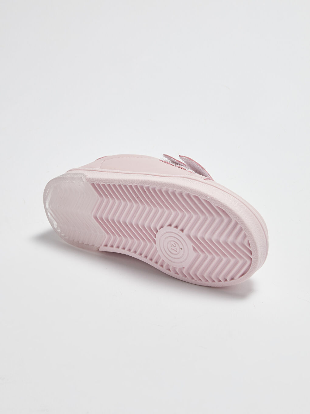 Pembe Cırt Cırtlı Işıklı Kız Çocuk Spor Ayakkabı-3