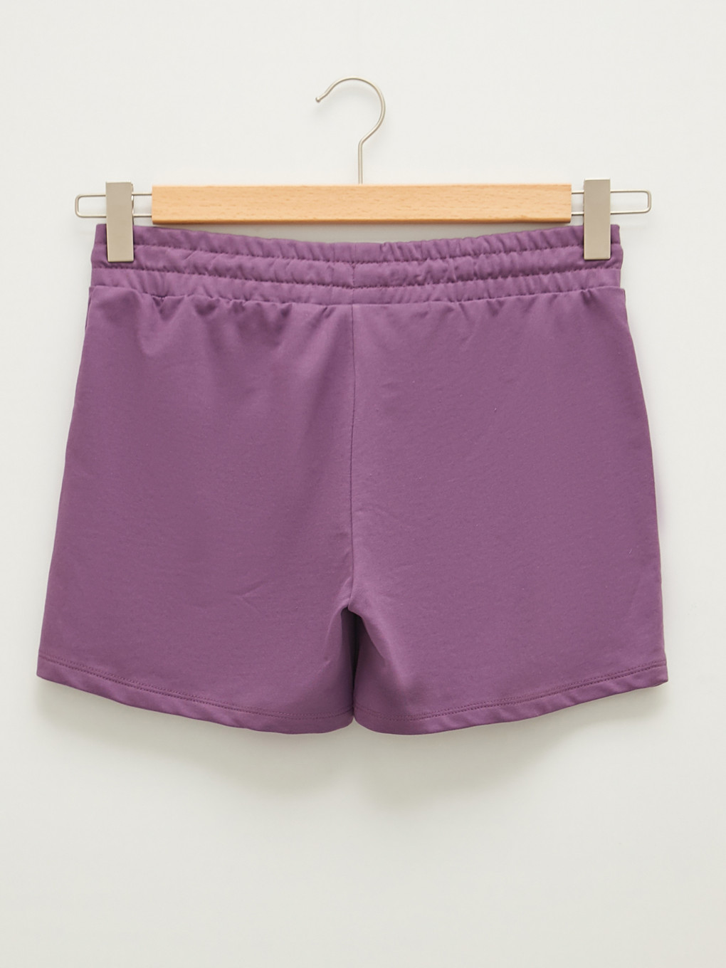 Shorts À Taille Élastique Avec Détails De Poches Pour Femmes-6