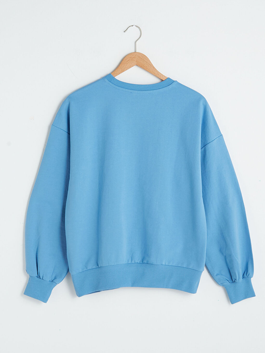 Crew Neck Slogan Printed Long Sleeve Women's Sweatshirt-6