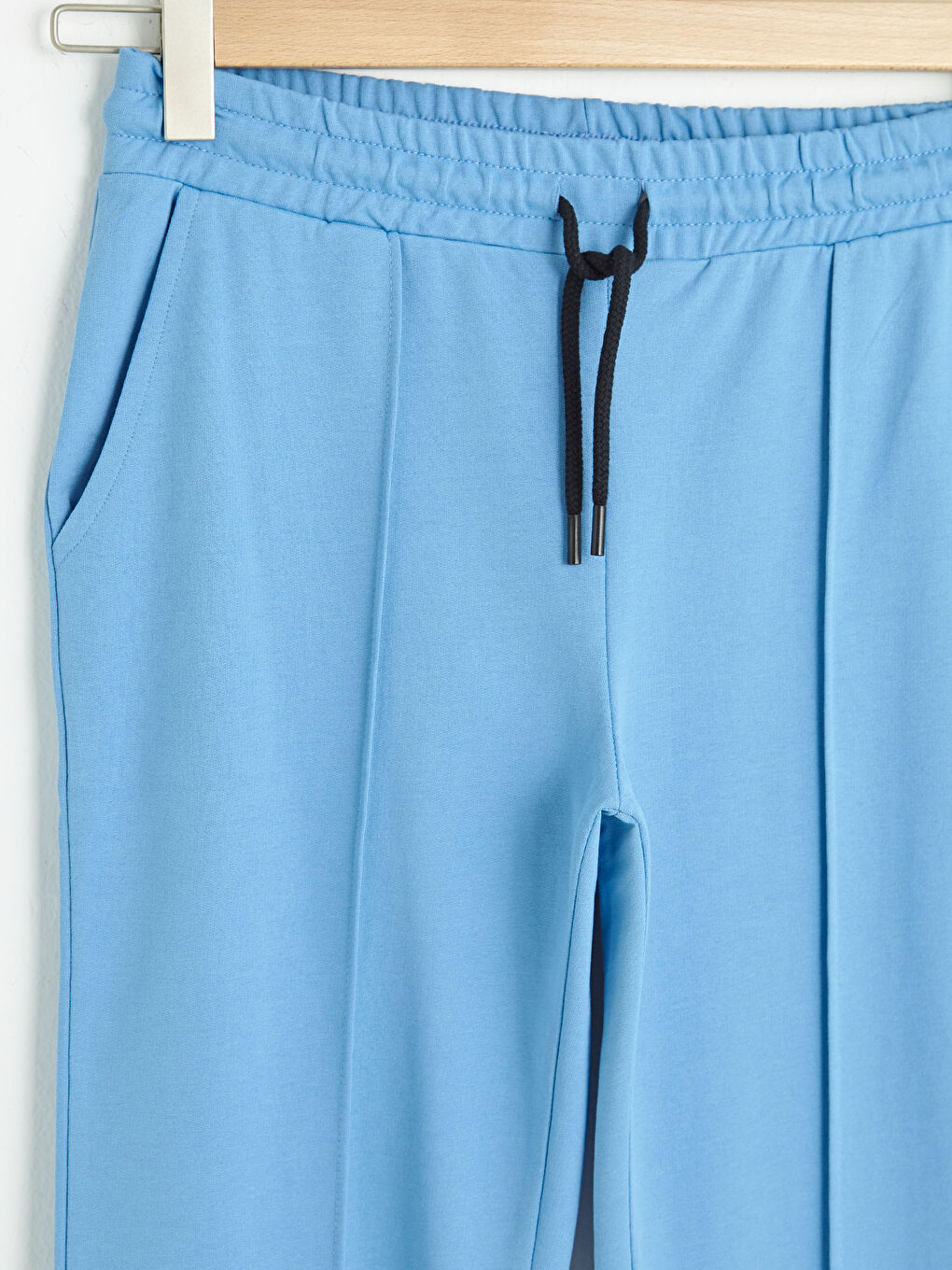 Mavi Beli Lastikli Kadın Eşofman Alt-6