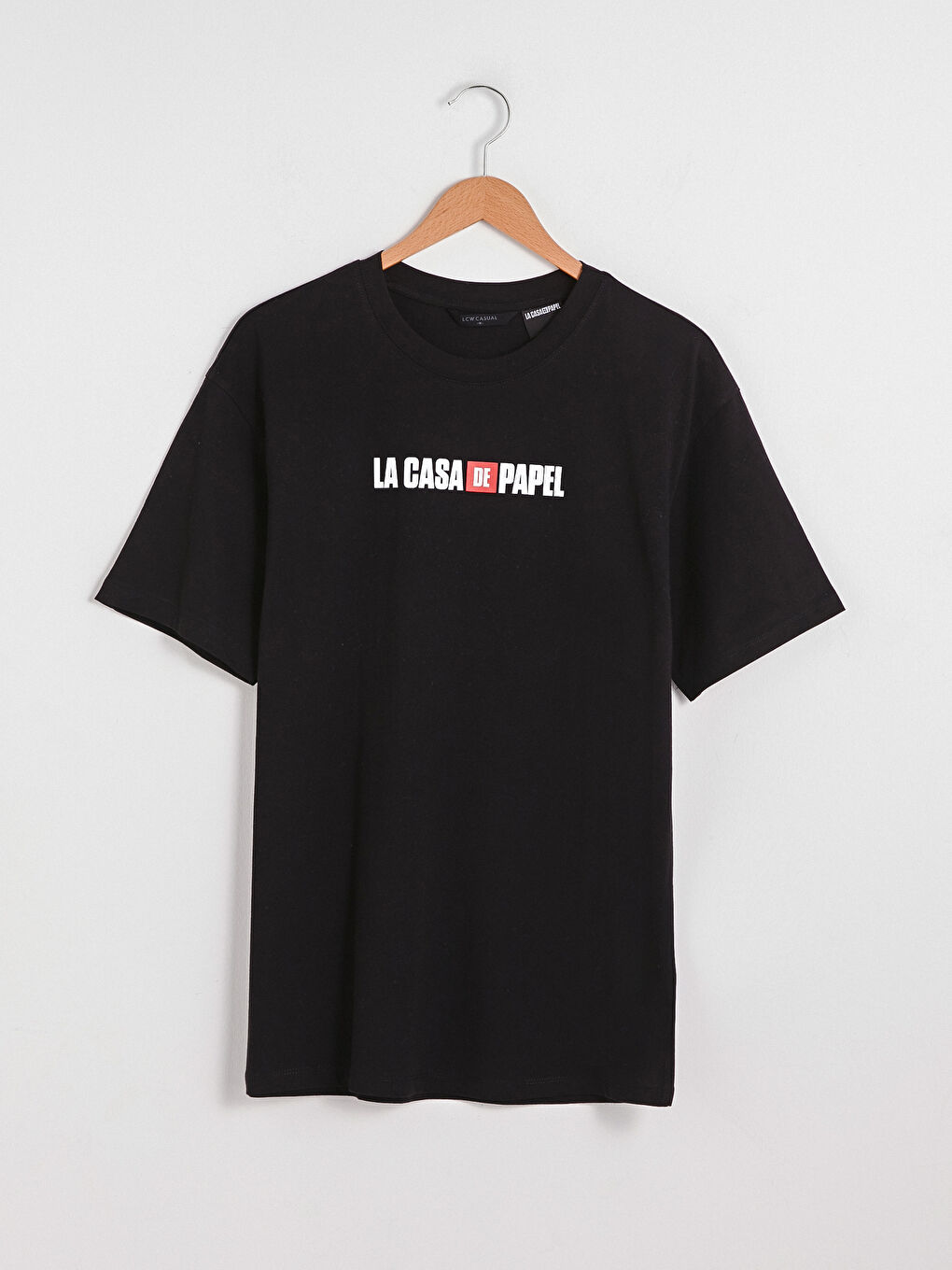 T-shirt à Manches Longues Col Rond Imprimé La Casa De Papel en Coton Peigné pour Hommes-5