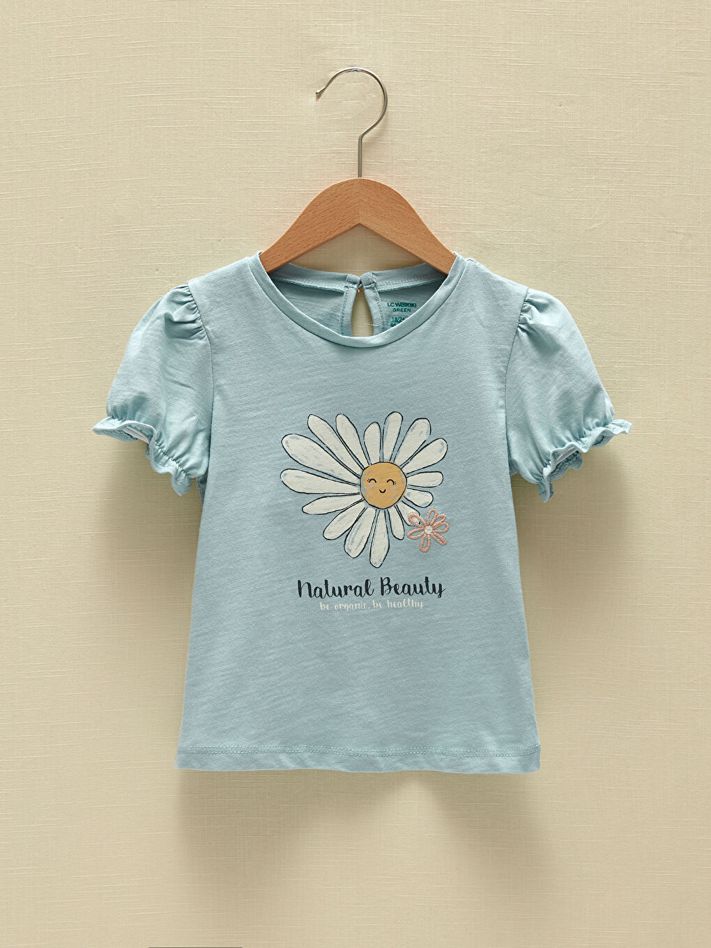 T-shirt Bébé Fille Imprimé à Manches Courtes Col Rond