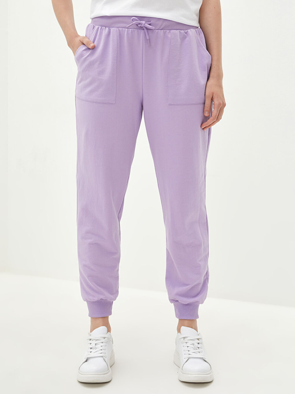 Elasticated Waist Women's Sweatpants-2