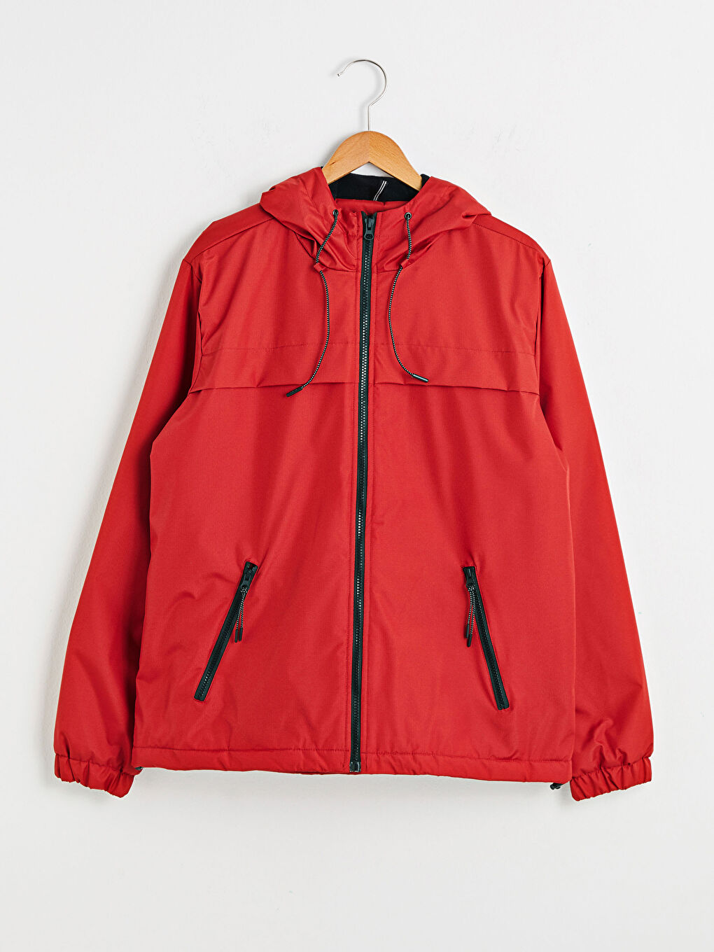 Standard Fit Polarized Hooded Men's Coat