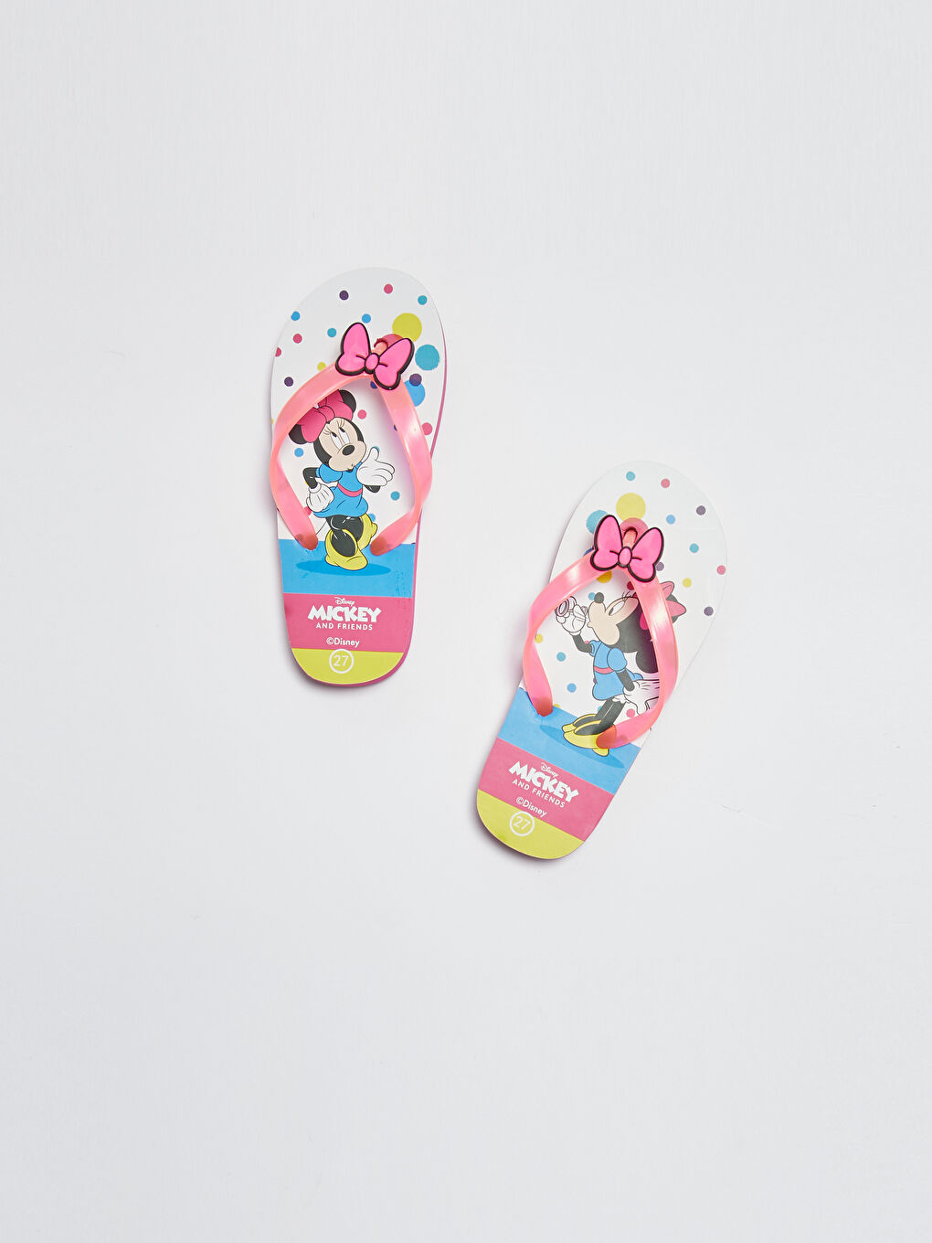 Minnie Mouse Licensed Girl's Flip Flops-1