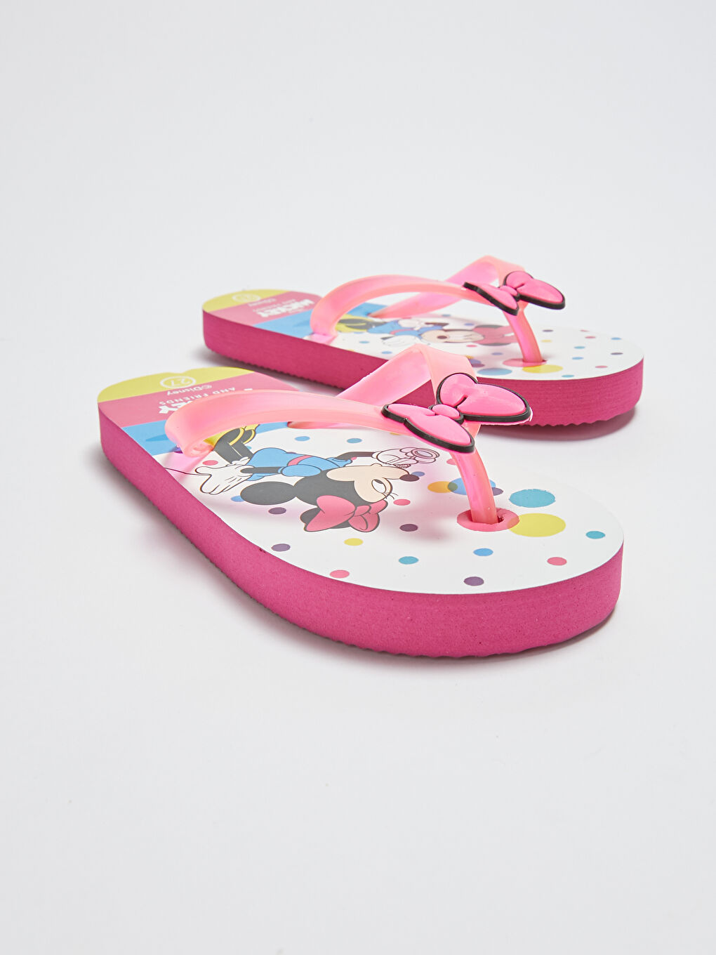 Minnie Mouse Licensed Girl's Flip Flops-3