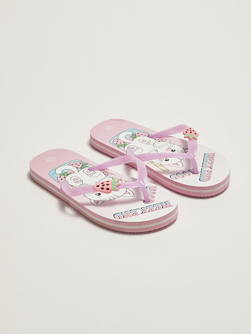 Отпечатани джапанки за момичета плажни чехли