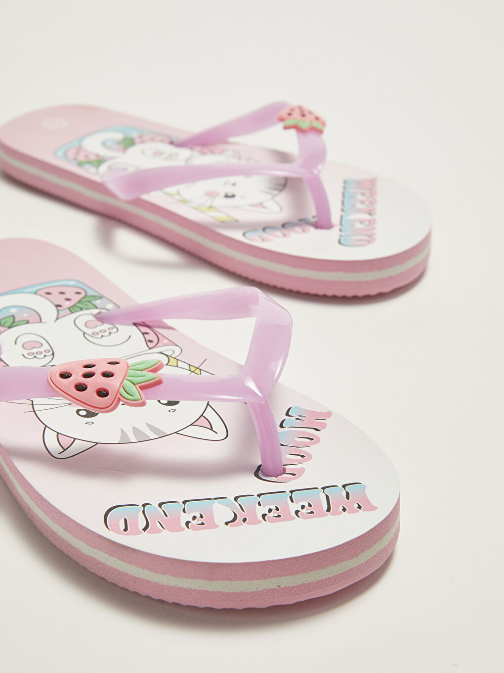 Отпечатани джапанки за момичета плажни чехли-5