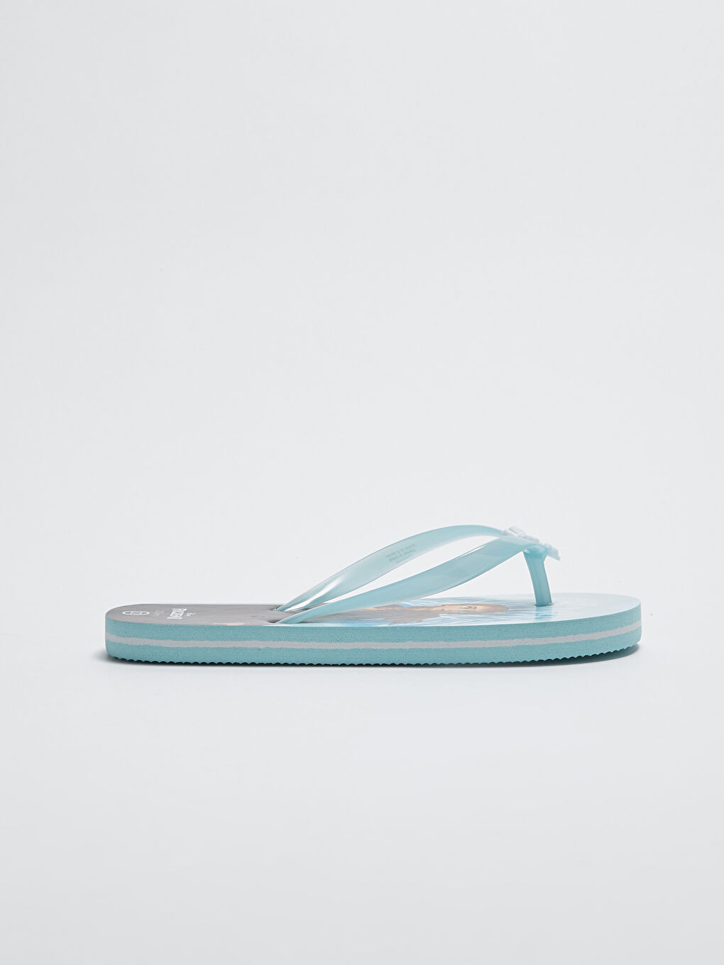 Для девочек Холодное сердце С принтом Пляжные шлепанцы-1