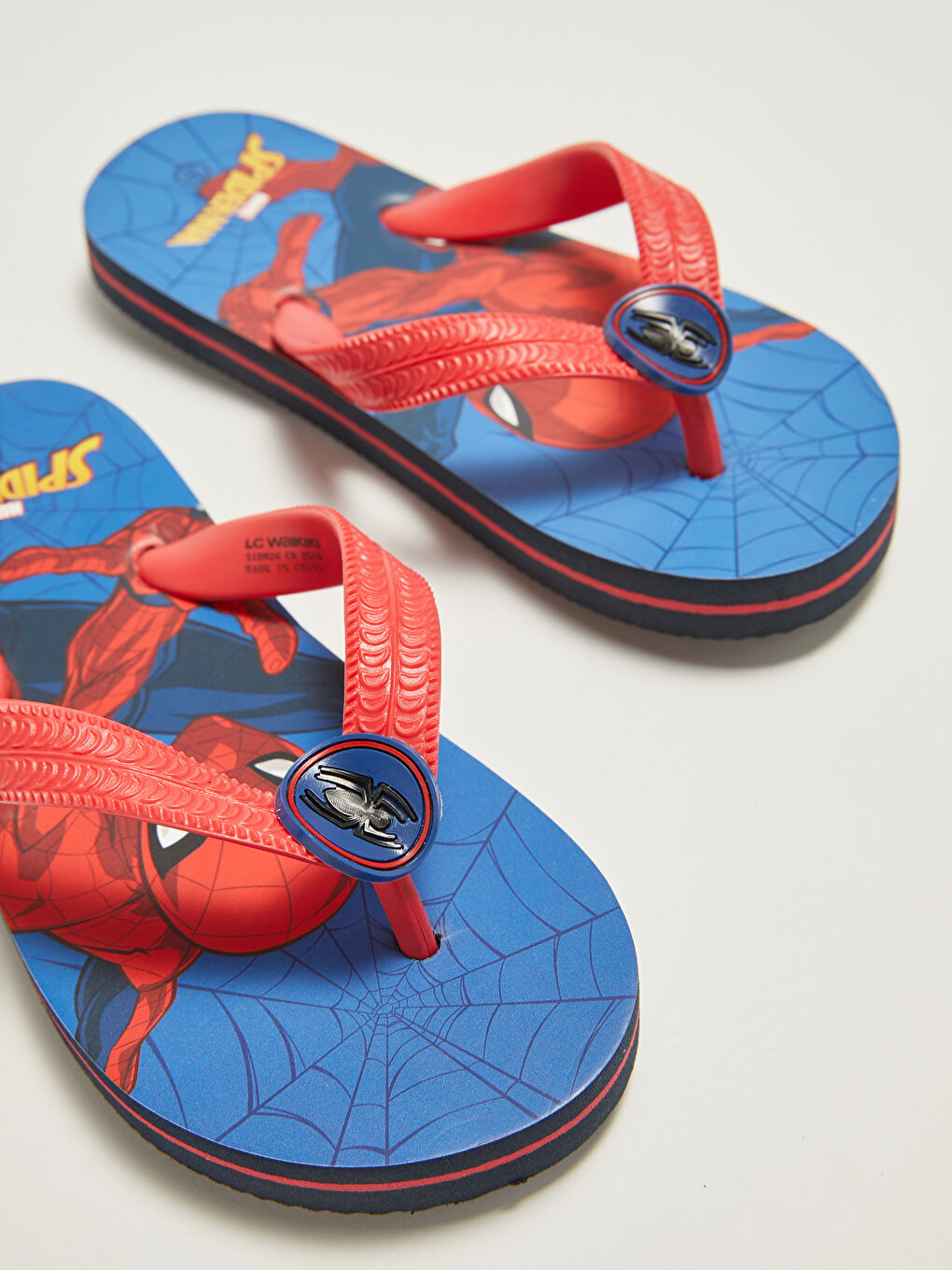 LCW STEPS Spiderman Licensed Flip-Flop Boy Beach Slippers -S1DN26Z4-F9C