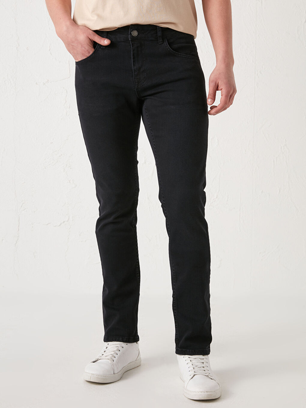 Siyah 750 Slim Fit Erkek Jean Pantolon-3