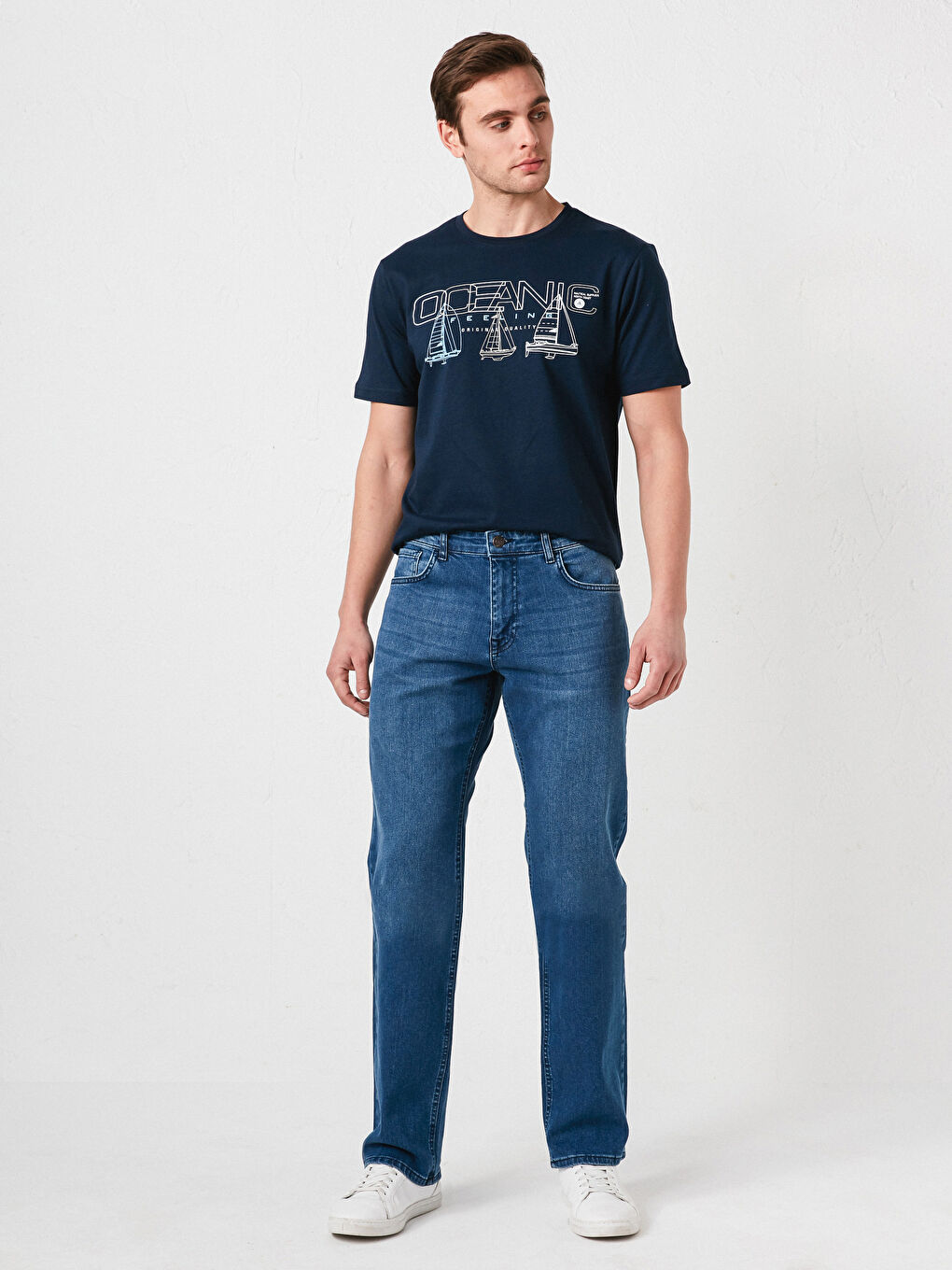 İndigo 790 Rahat Kalıp Erkek Jean Pantolon