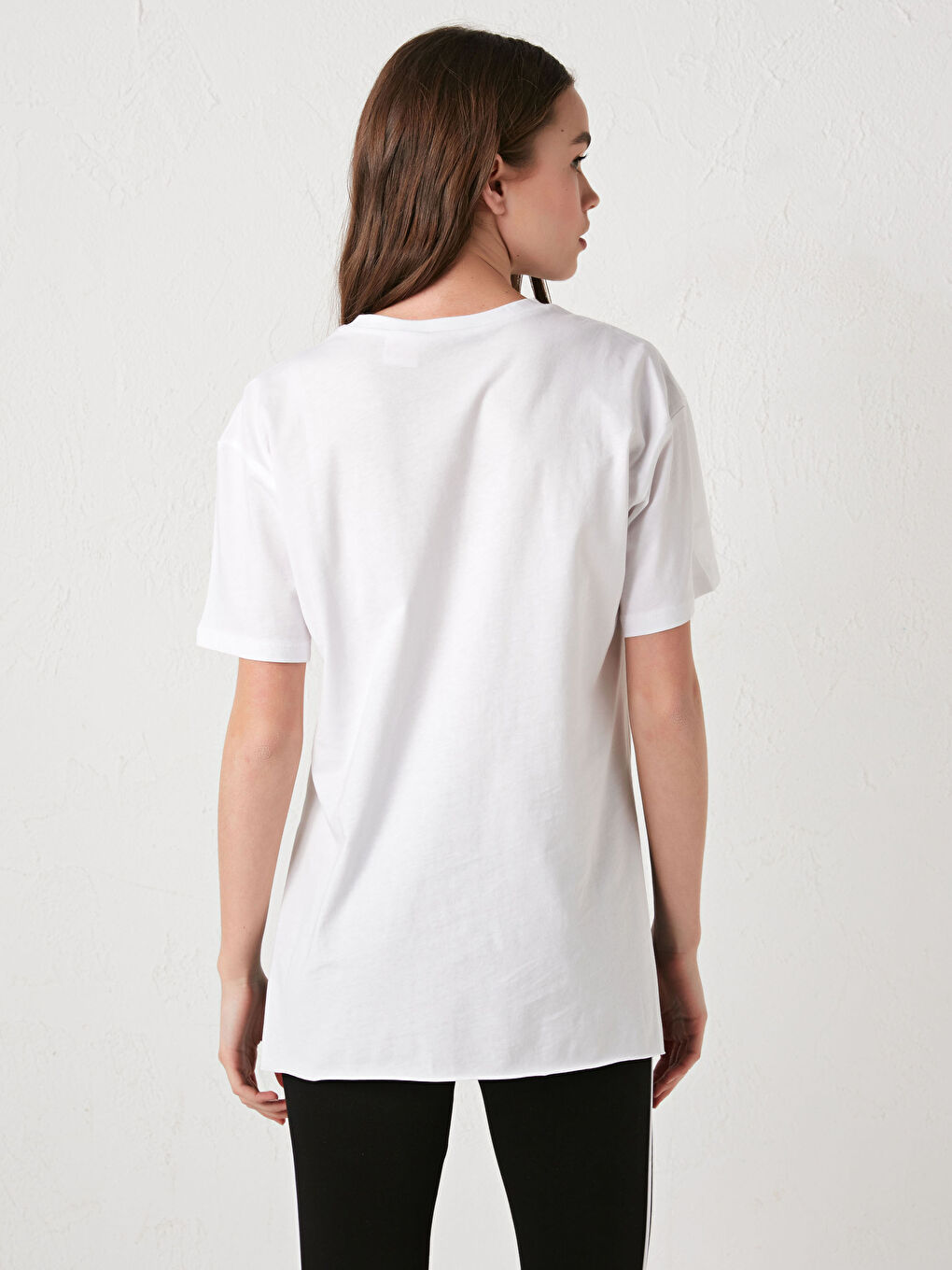 Crew Neck Marvel Printed Short Sleeve Cotton Women's T-Shirt-5