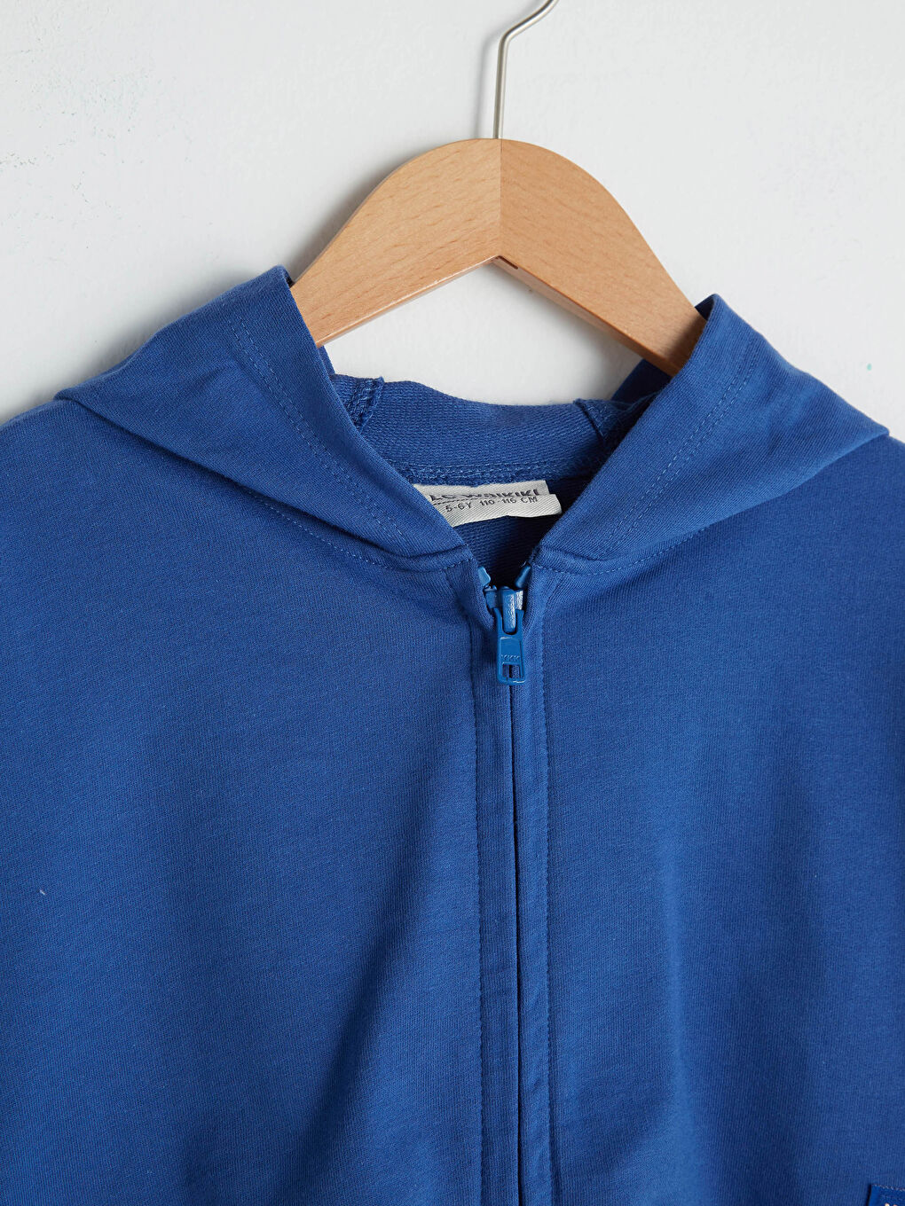 Hooded Long Sleeve Girls' Zippered Sweatshirt-2