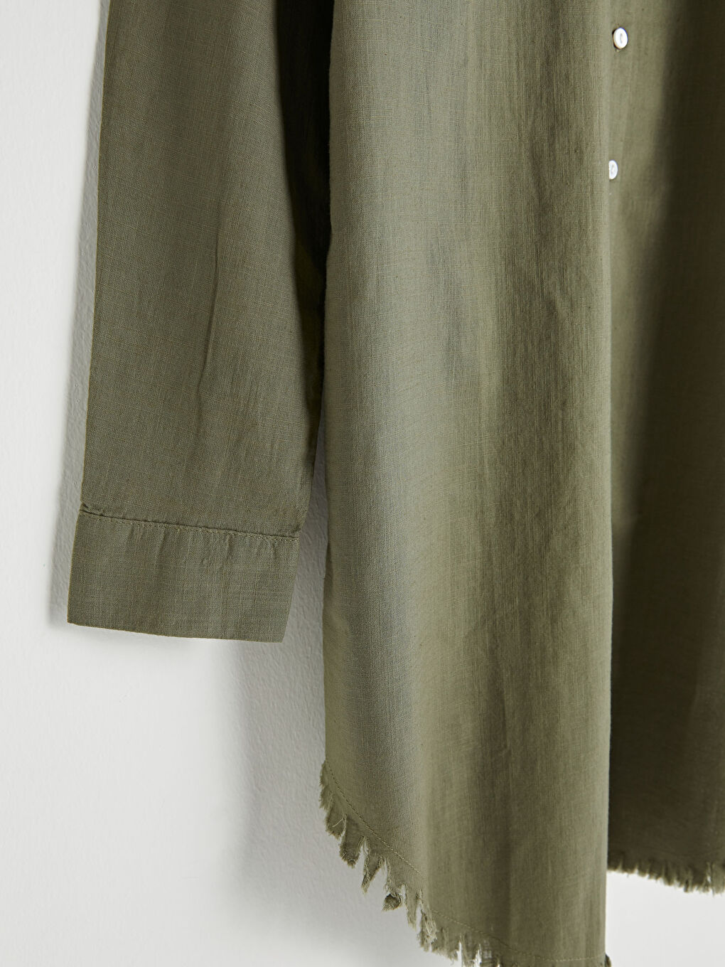 قميص تونيك بوبلين سادة للسيدات-8