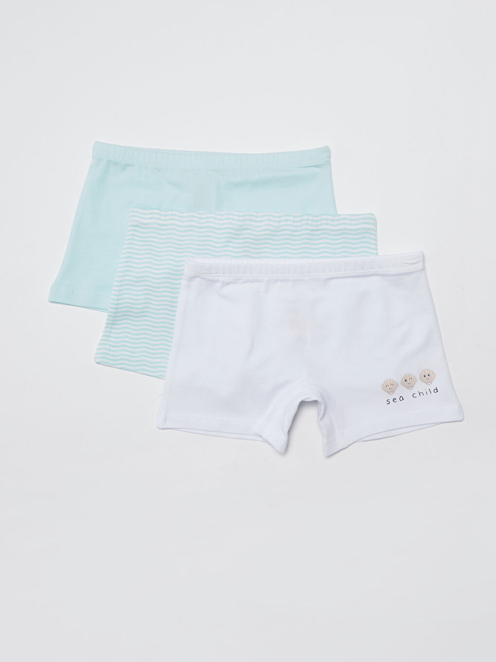 Lot de 3 Caleçons Boxers Fille en Coton