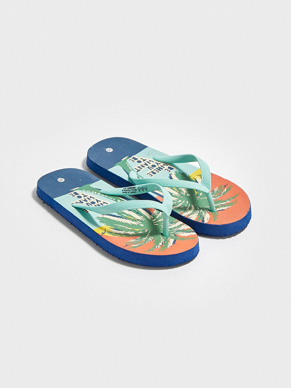 Karışık Erkek Çocuk Parmak Arası Plaj Terliği