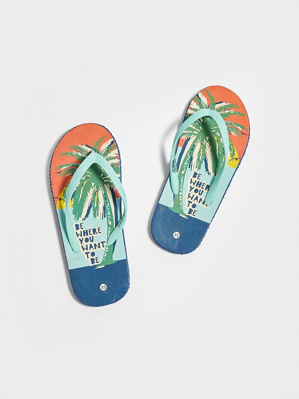 Karışık Erkek Çocuk Parmak Arası Plaj Terliği-2