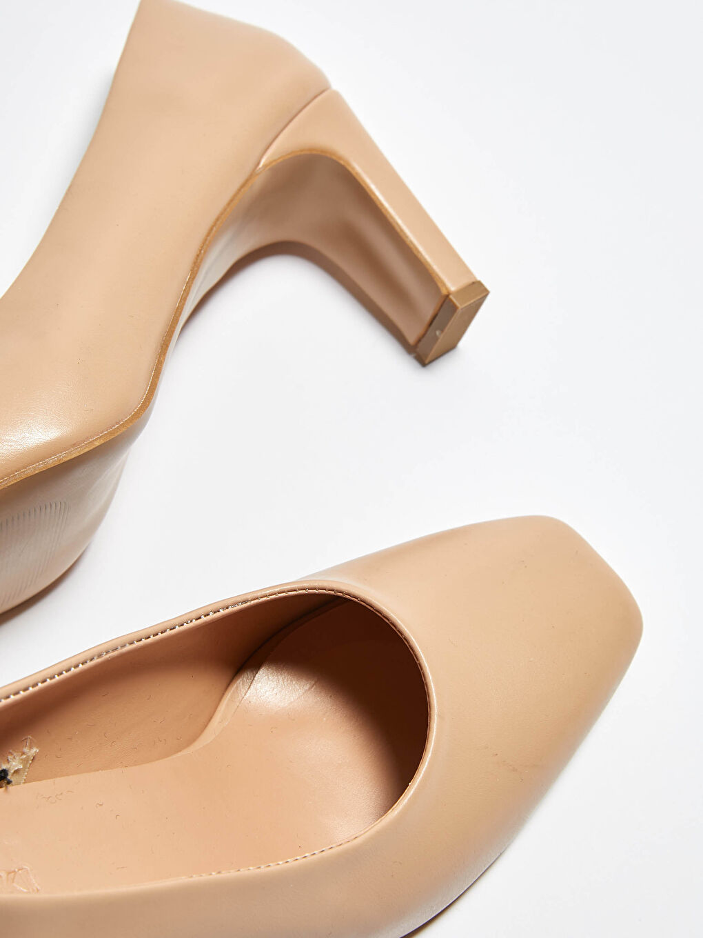 Теріге ұқсас биік өкшелі әйелдер аяқ киімі-3