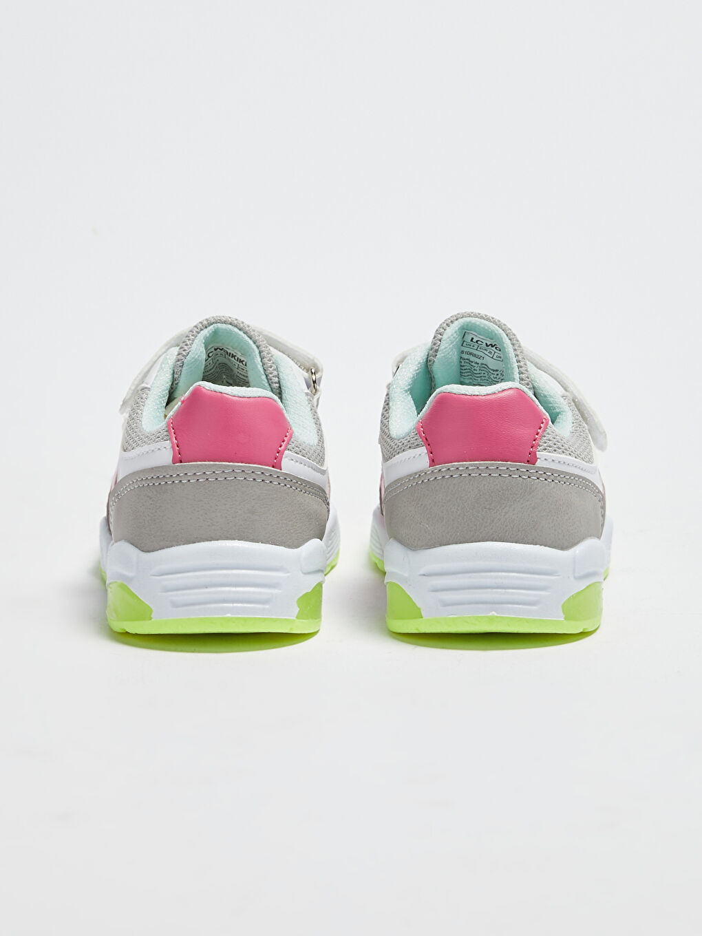 Pantofi Sport Pentru Bebeluși Fete Iluminați Cu Detalii Tip Plasă Și Închidere Cu Velcro-3