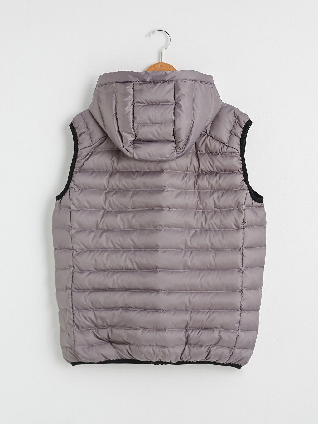 Yeşil Standart Kalıp Kapüşonlu Şişme Yelek-9