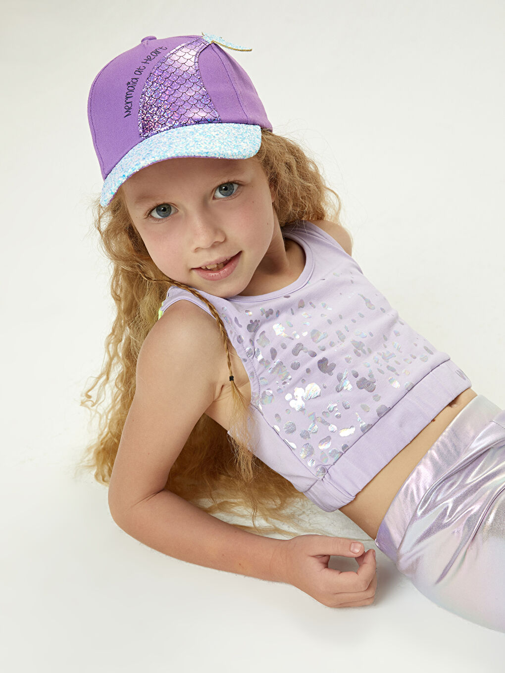 Кепка Русалочка для девочки