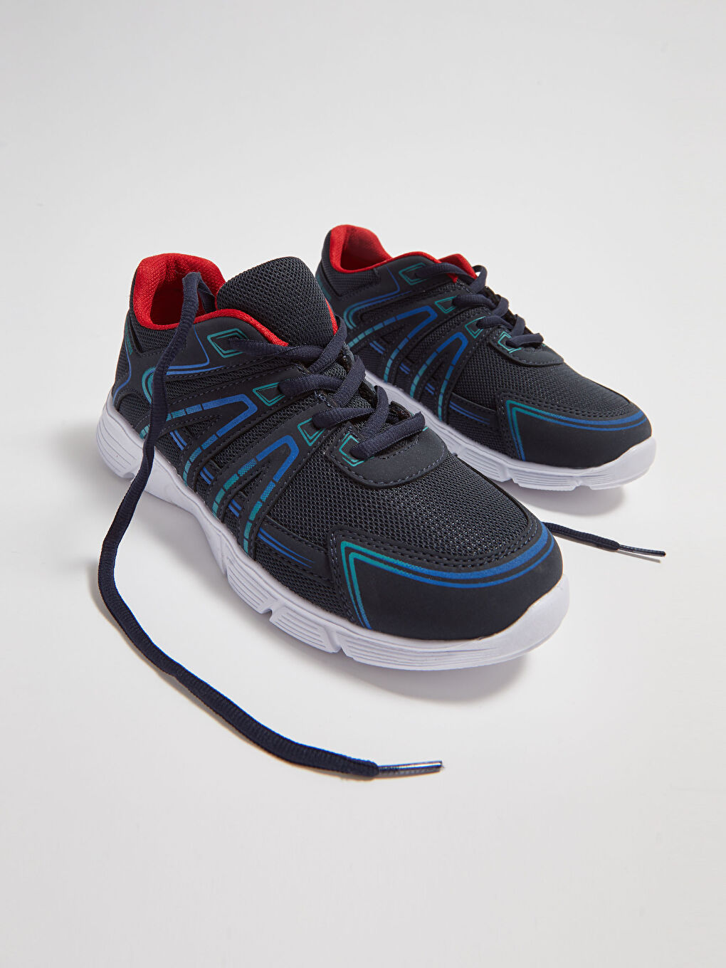 Velcro Lace-Up Men's Sport Shoes-1