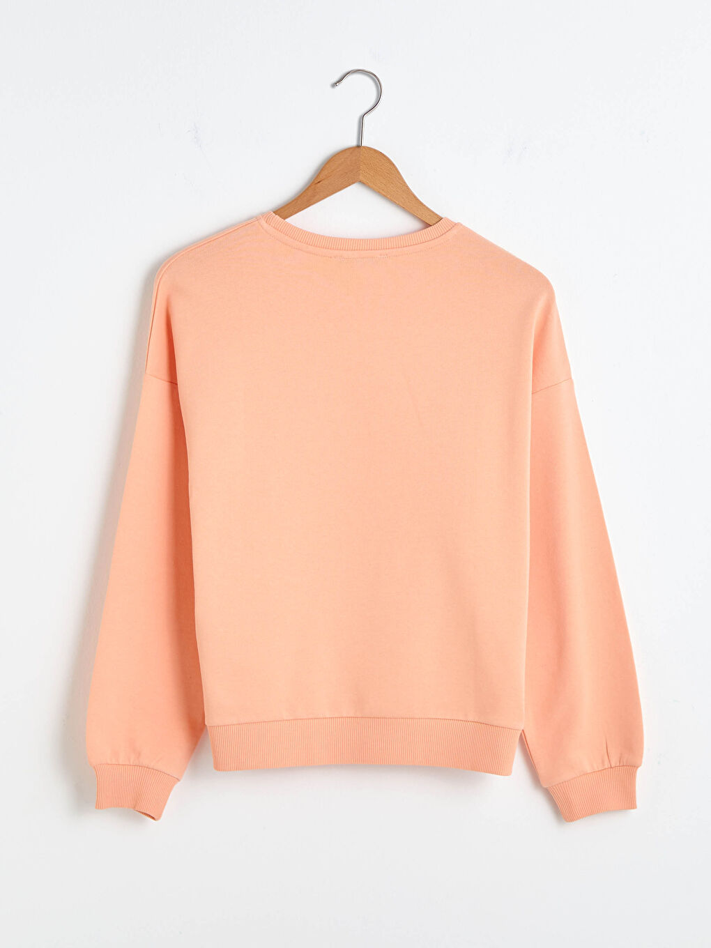 Mercan Bisiklet Yaka Baskılı Sweatshirt-10