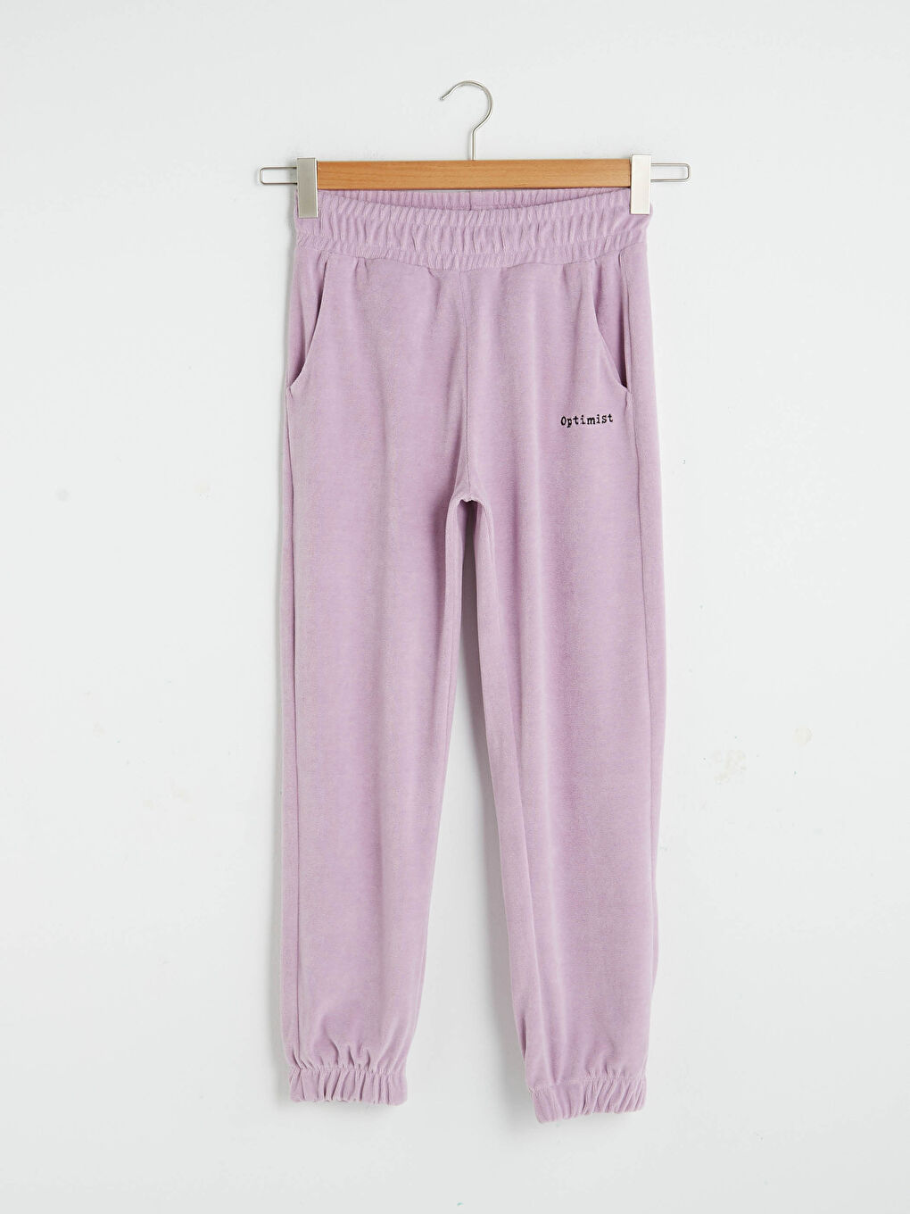XSIDE Waist Rubber Embroidered Velvet Woman Jogger Tracksuit Bottoms -S1DU82Z8-QPG